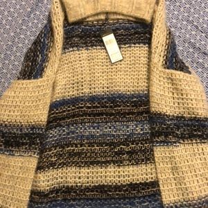 Long knit sweater; Size L